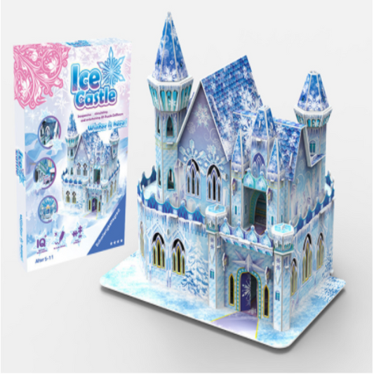 3D Model Of Ice And Snow Castle Puzzle