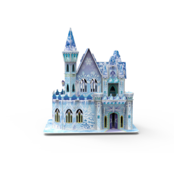3D Model Of Ice And Snow Castle Puzzle