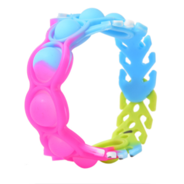 Decompression silicone wristband
