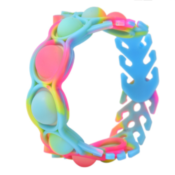 Decompression silicone wristband
