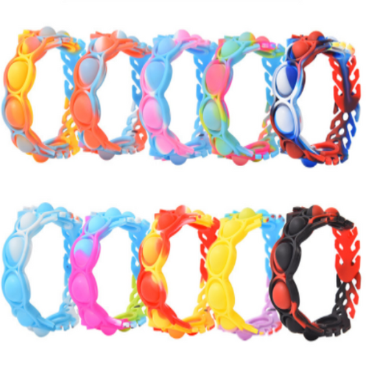 Decompression silicone wristband