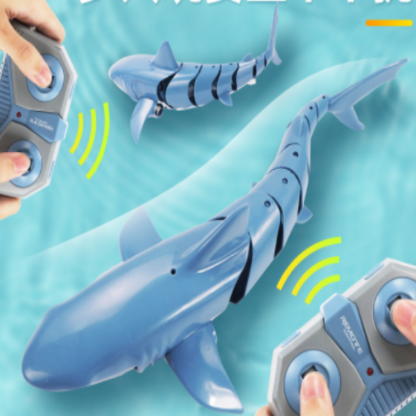 Remote control simulation electric shark
