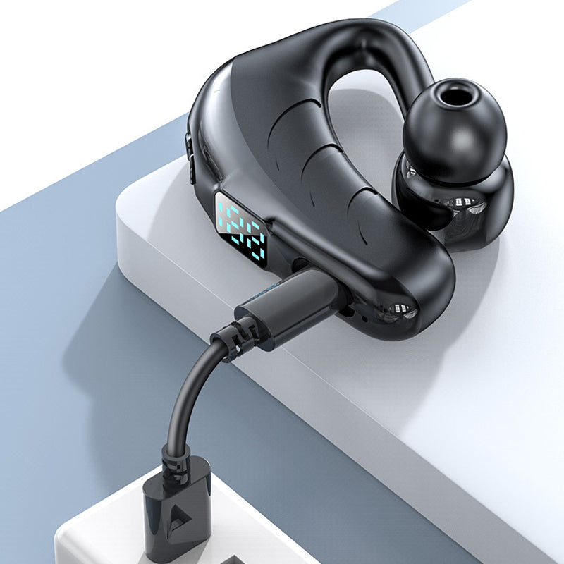 Ear-hanging  Bluetooth Headset-Digital Display