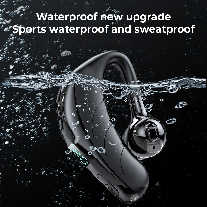 Ear-hanging  Bluetooth Headset-Digital Display
