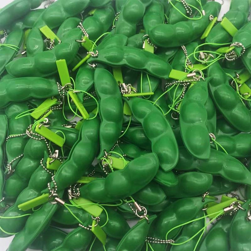 Infinite Squeeze Pea Expression Keychain