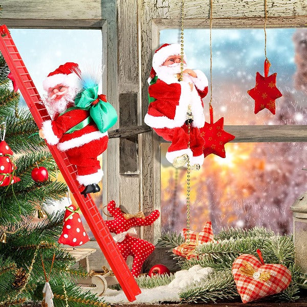 Electric Ladder Santa