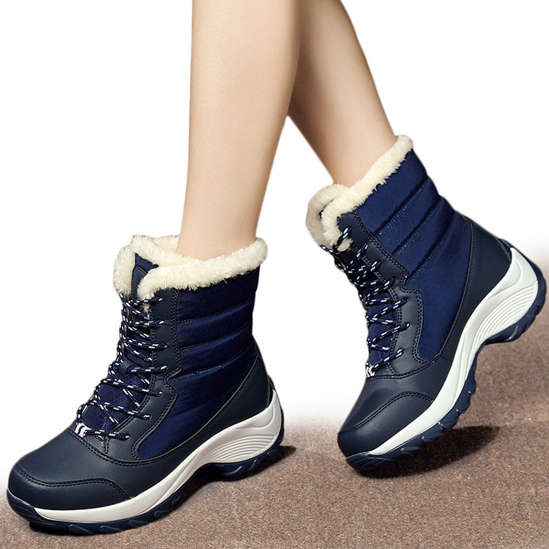 Snow plush warm waterproof boots