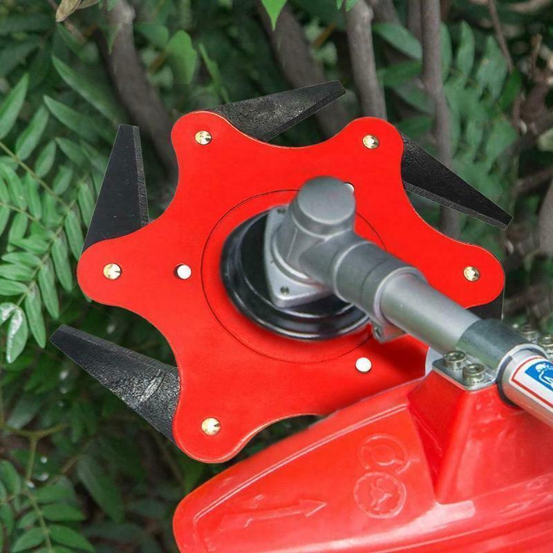 Universal 6-blade Trimmer Head for Lawn Mowers