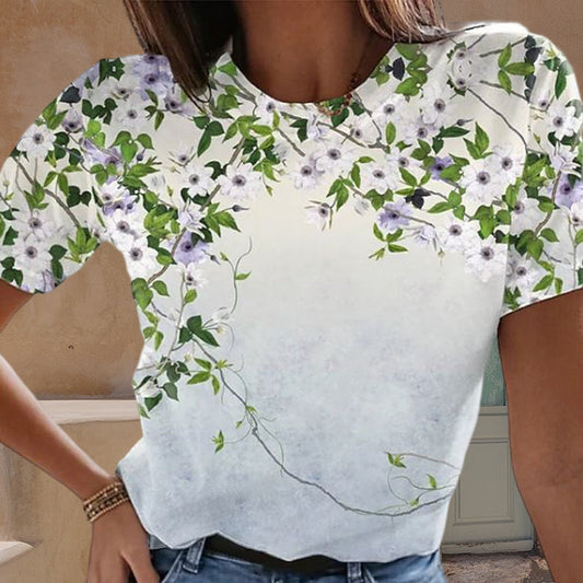 Women's Casual Painting T-shirt