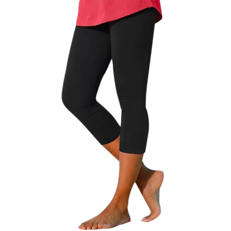 Women's plain casual leggings