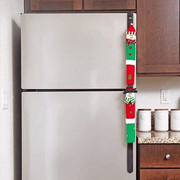 SNOWMAN KITCHEN HANDLE DOOR COVERS