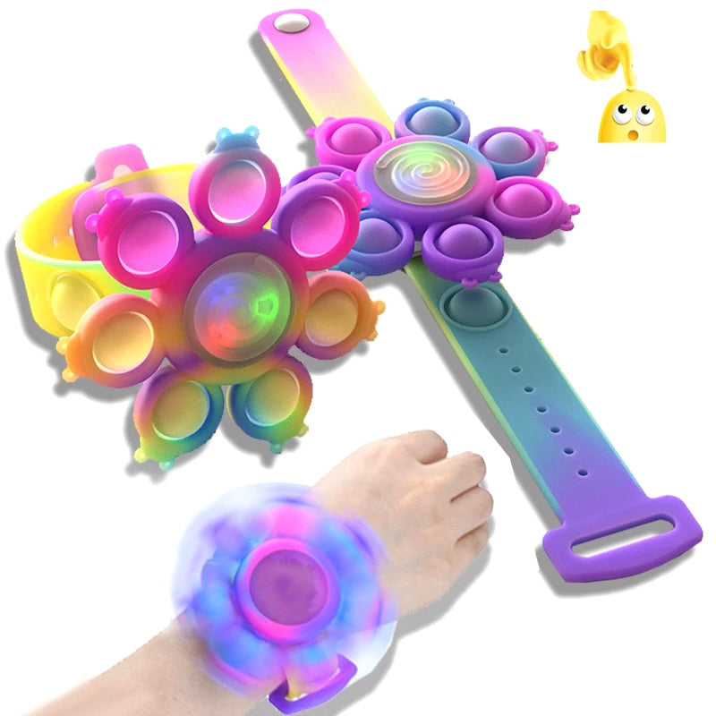 Octopus rotating wristband light Bracelet children